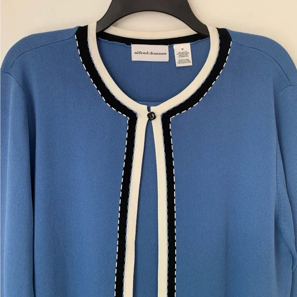 Alfred Dunner Layered Cardigan Top - Picture 2 of 6